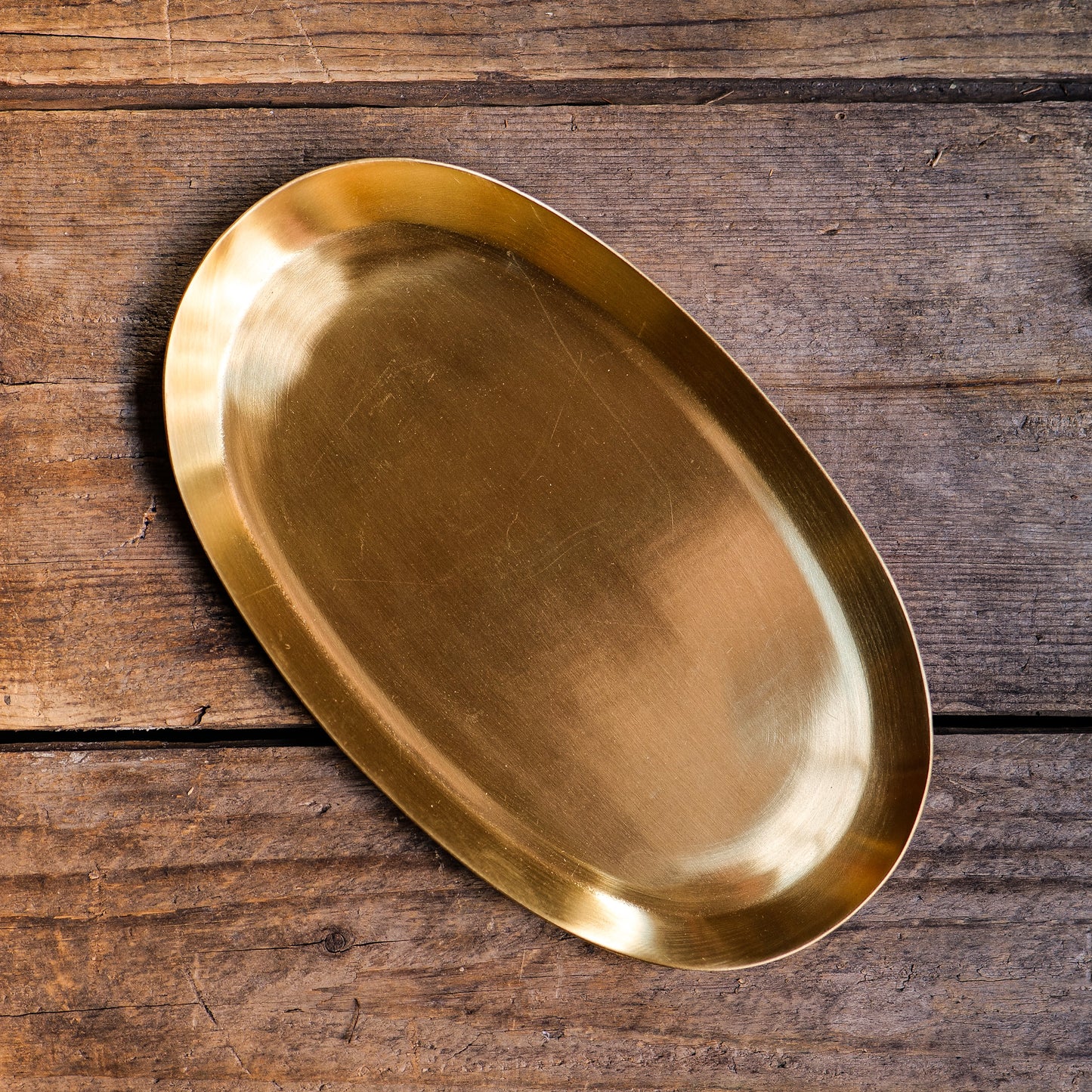 Fog Linen Long Oval Brass Plate