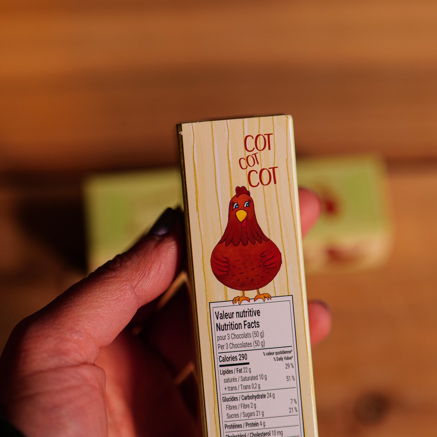 Poulailler chocolat lait Ernestine