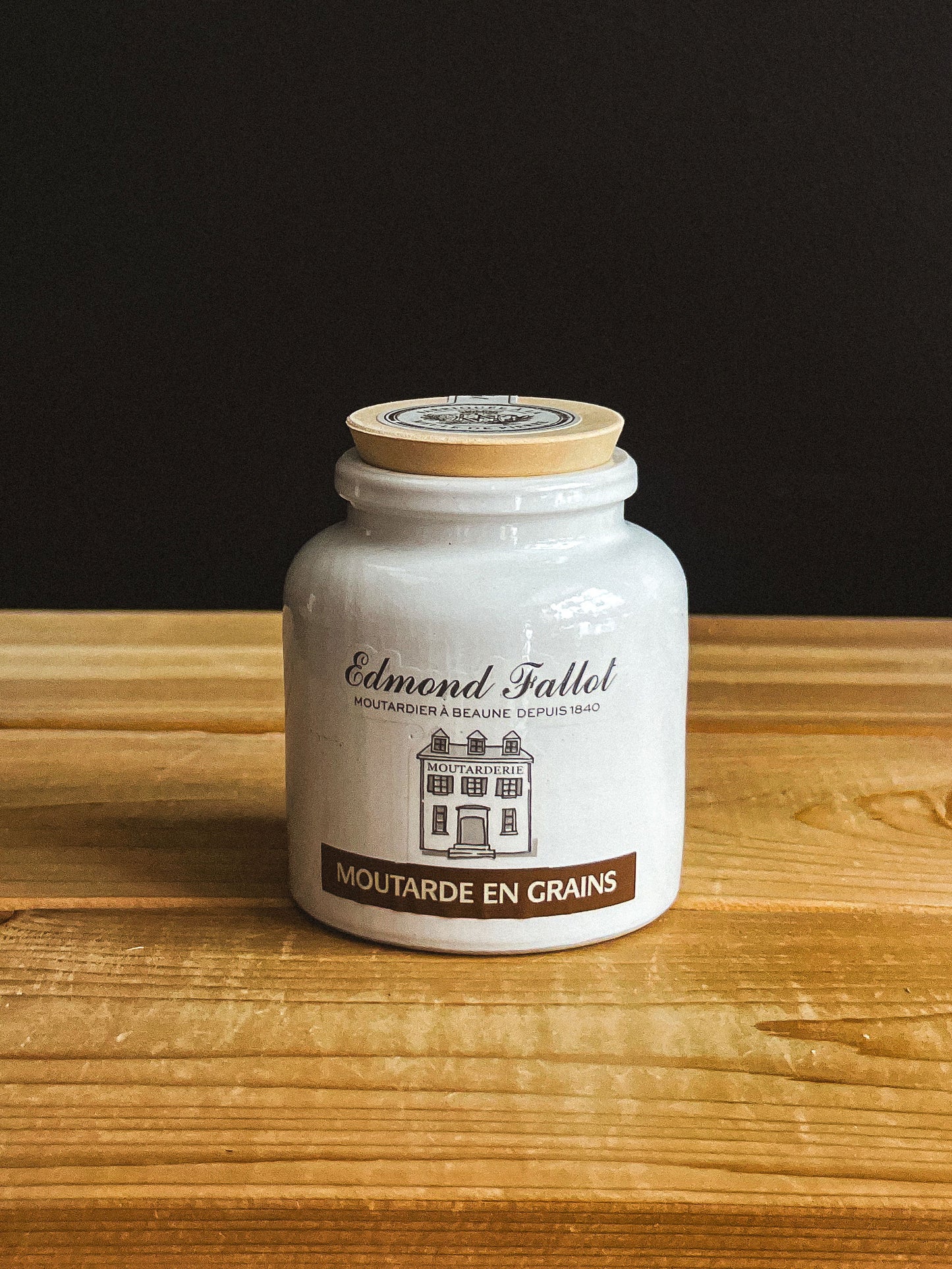 Moutarde de dijon en grains Edmond Fallot