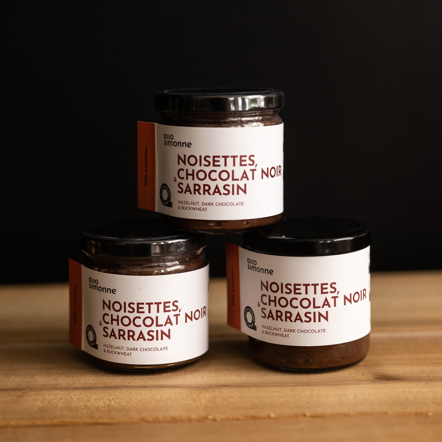 Tartinade noisettes chocolat noir et sarrasin Allo Simonne