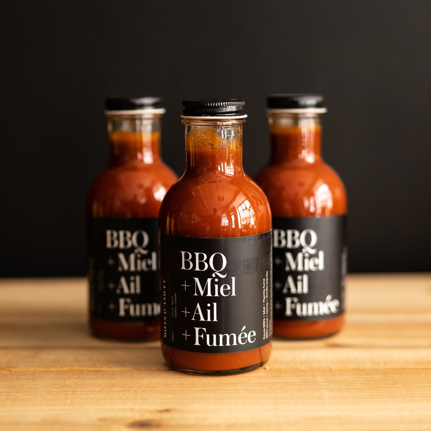 Sauce BBQ Miel Ail Fumé Miels d’Anicet