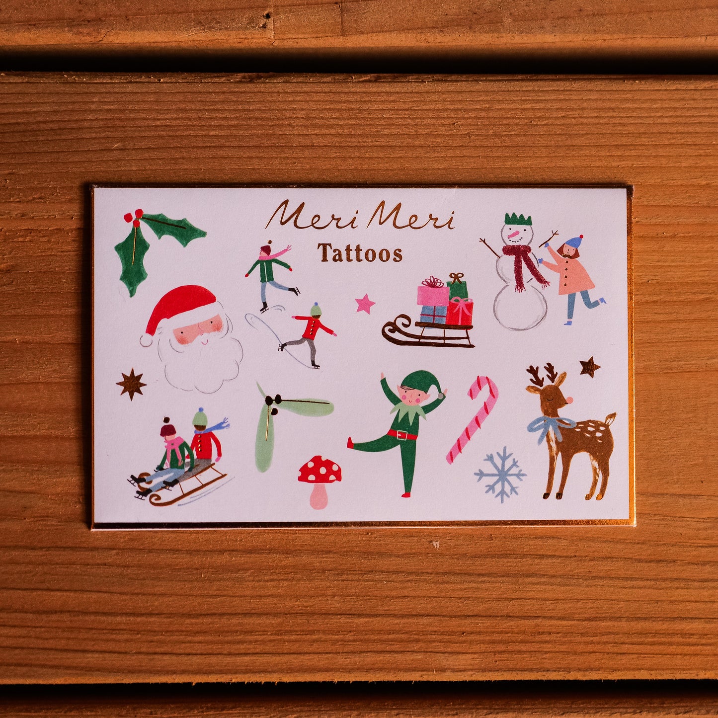 Tatouages Temporaires Noël Meri Meri