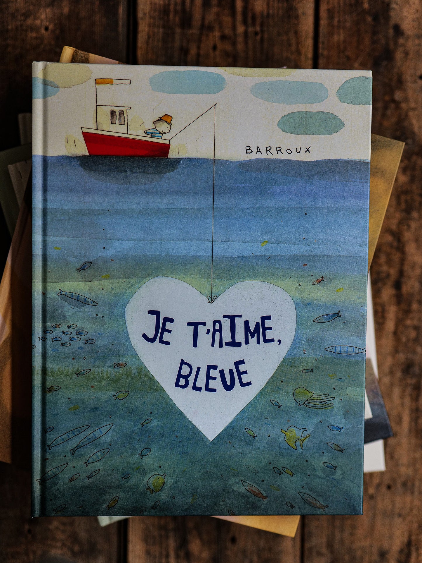 Livre Je t’aime bleue