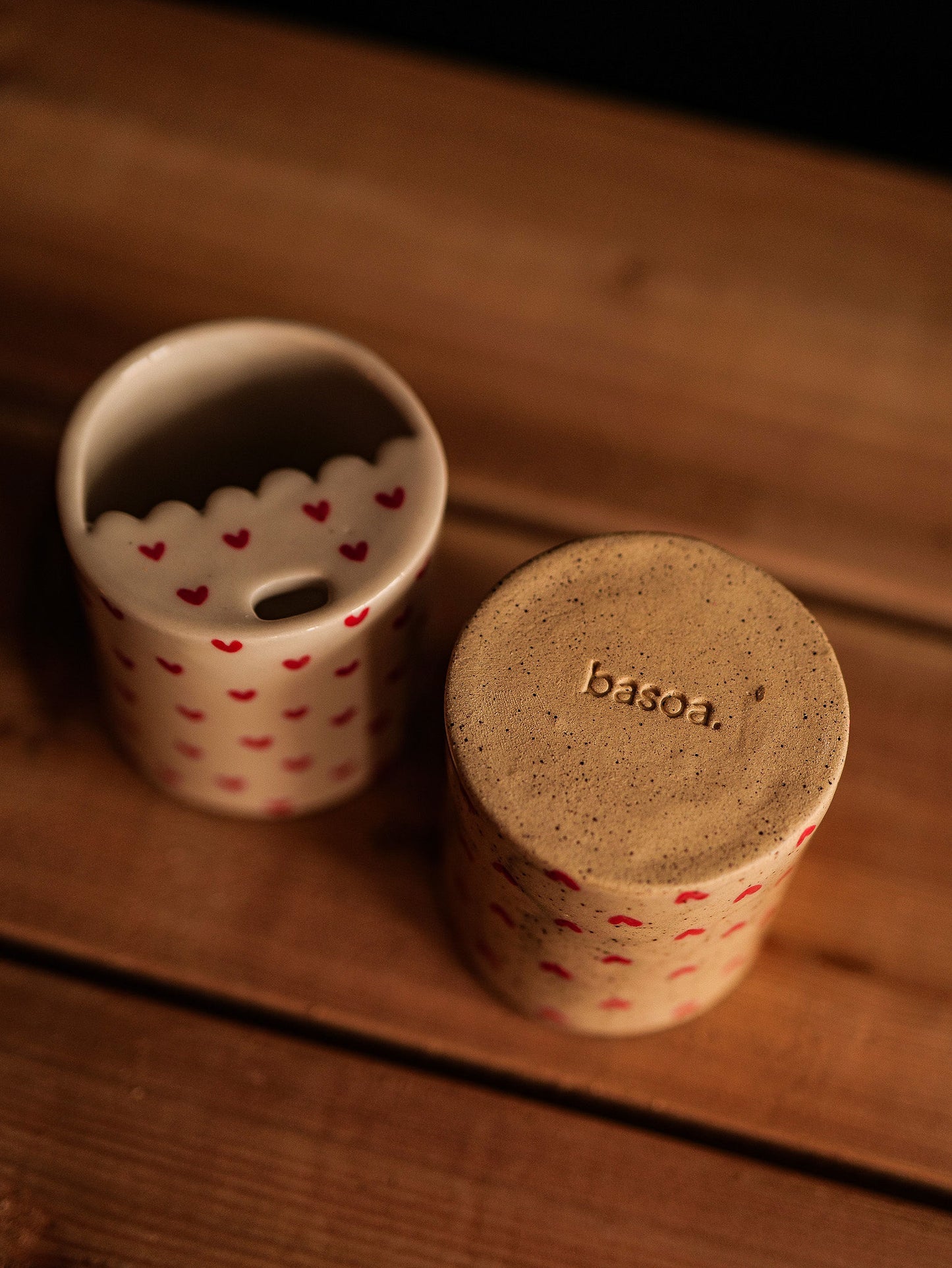 Tasse à emporter blanche - Basoa