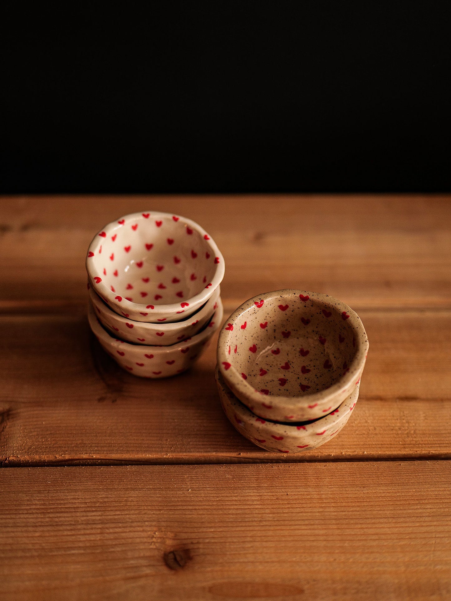 Petit bol coeur tacheté - Basoa