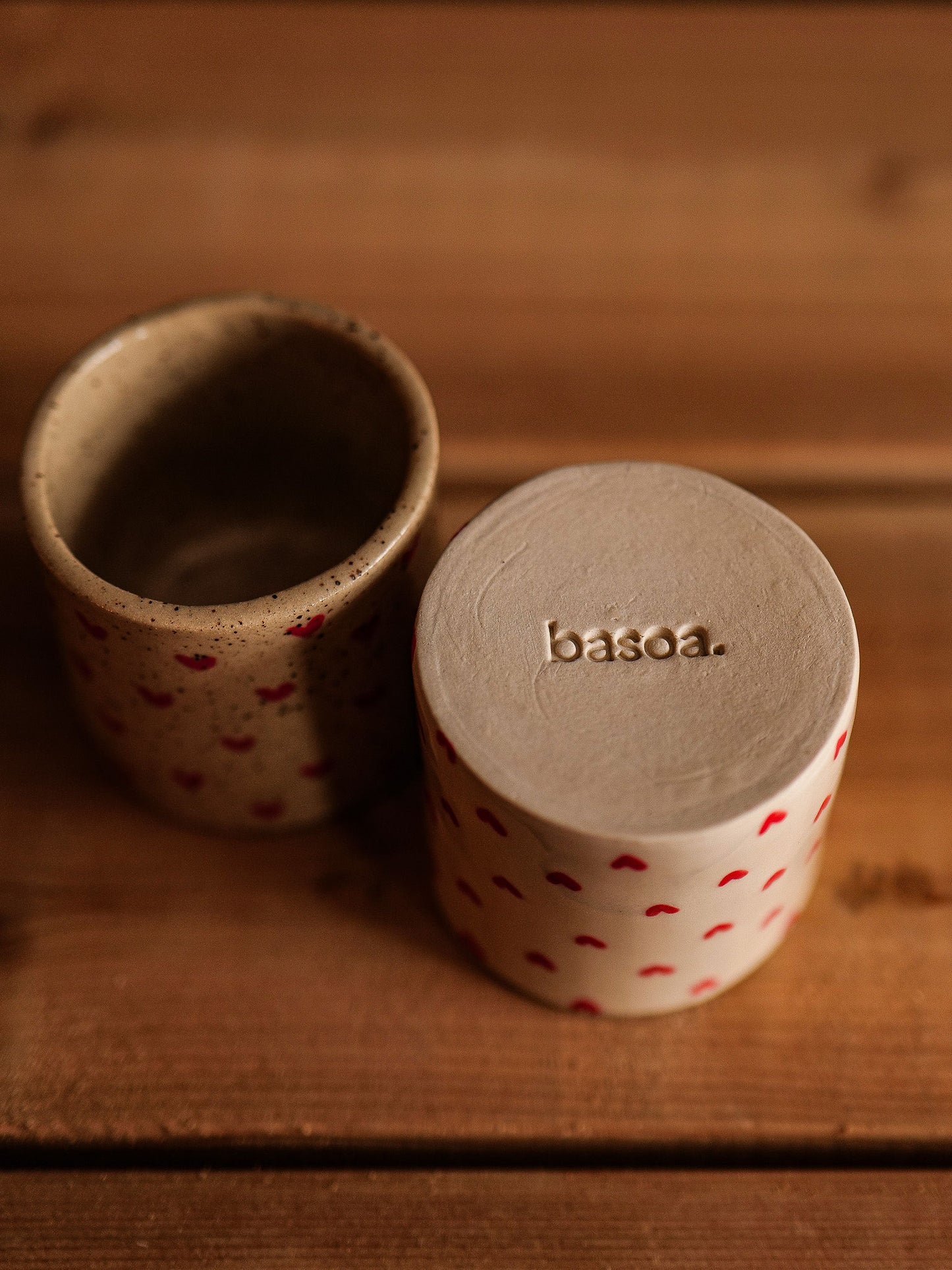 Gobelet coeur Blanc - Basoa