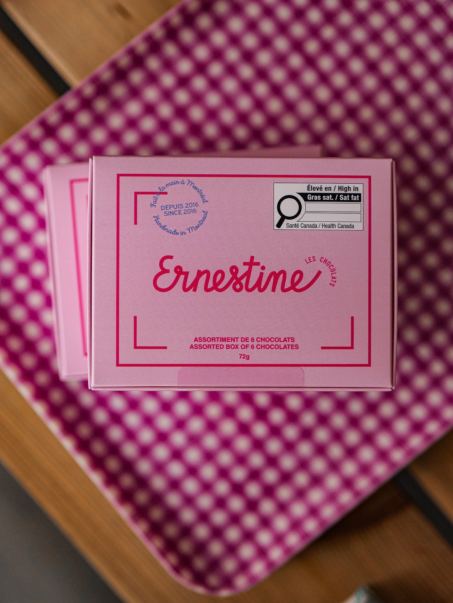 Boîte de chocolats assortis de la fête des mères - Ernestine