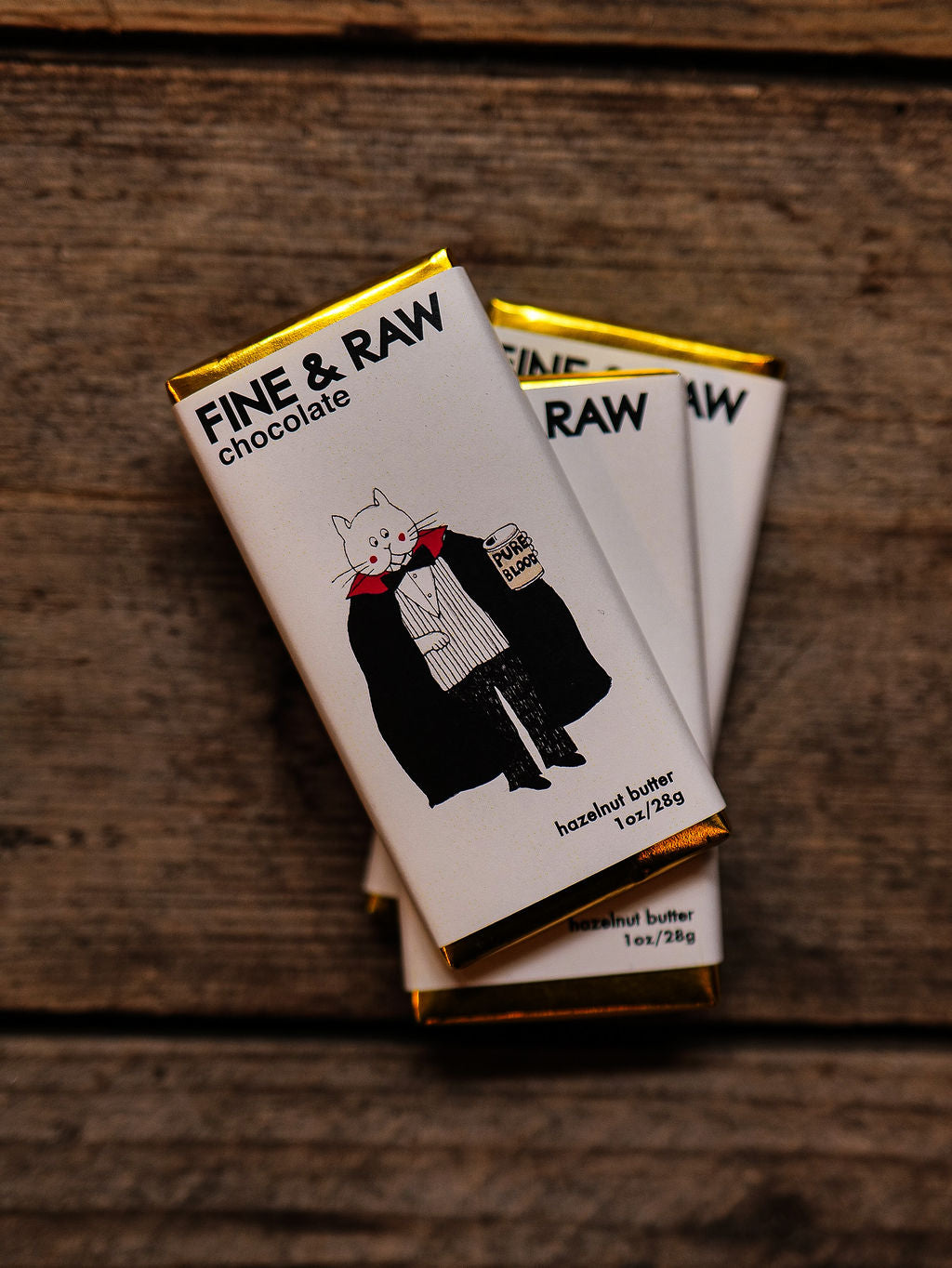 Petit chocolat noisette Halloween Fine & Raw
