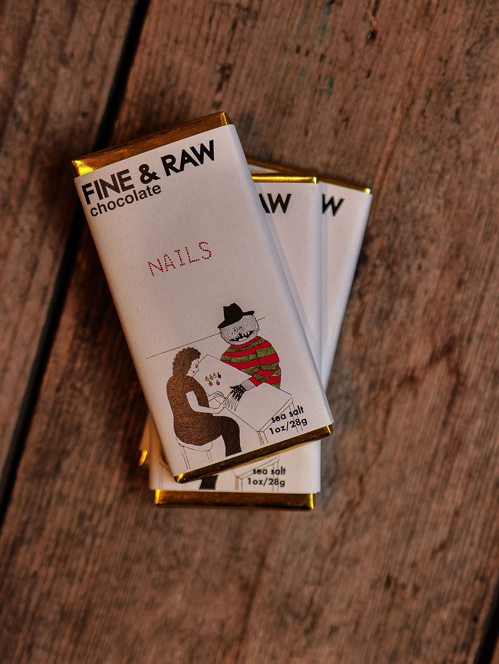 Petit chocolat sel de mer Halloween Fine & Raw