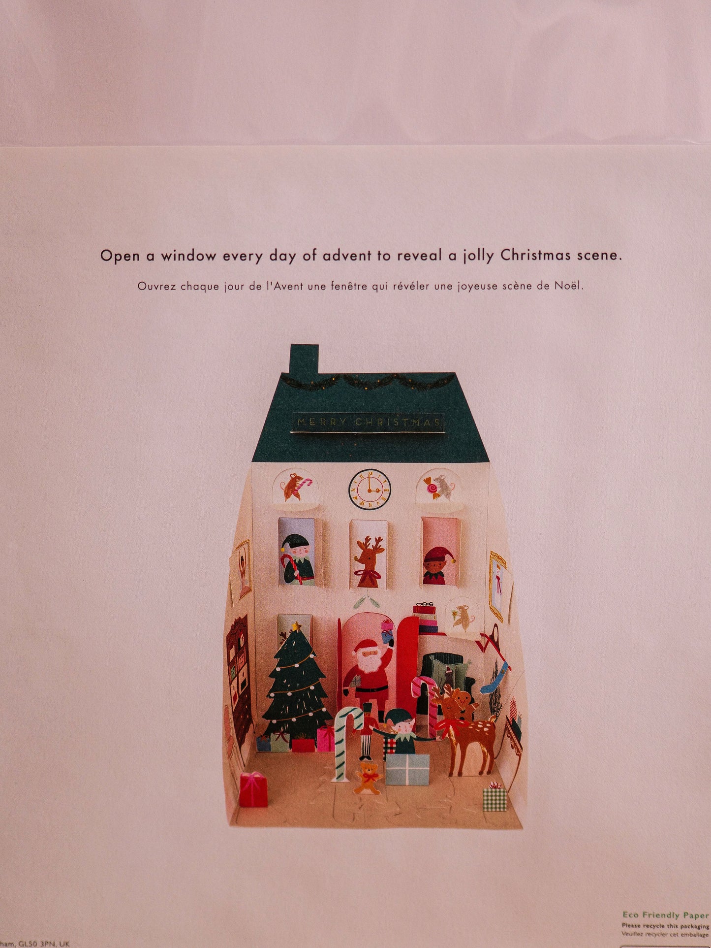 Calendrier de l'avent maison Père Noël Meri Meri