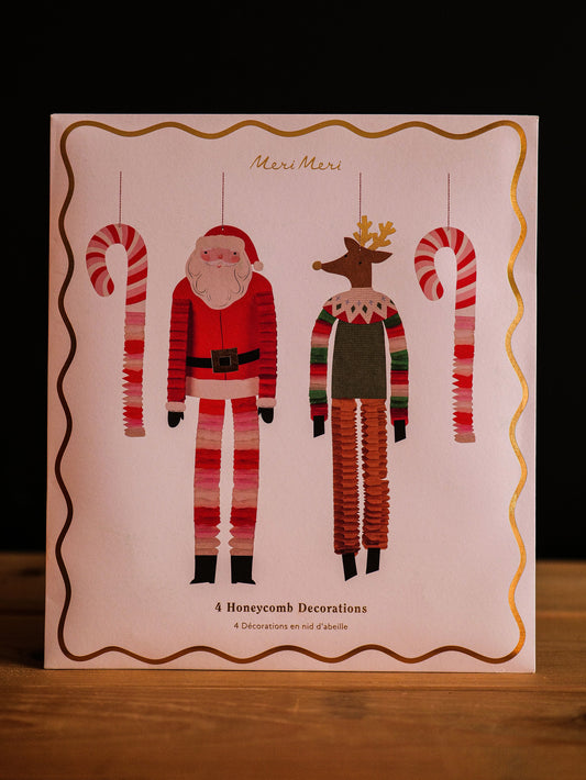 Décorations Père Noël et Rennes Noël Meri Meri