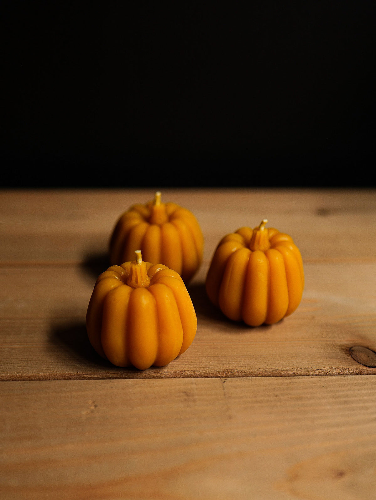 Bougies Citrouilles Waxing & raining