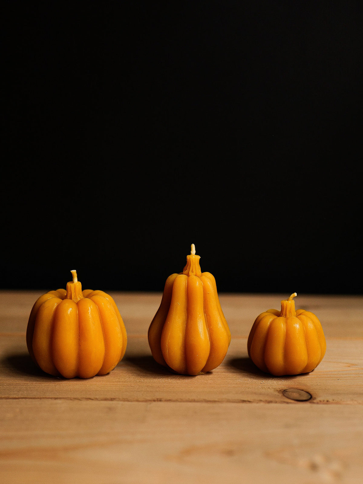 Bougies Citrouilles Waxing & raining