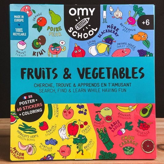 Affiche fruits et légumes - OMY