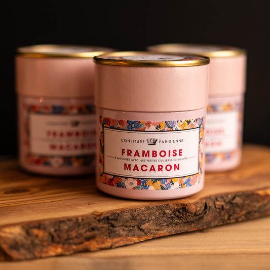 Confiture Parisienne raspberry macaron jam 