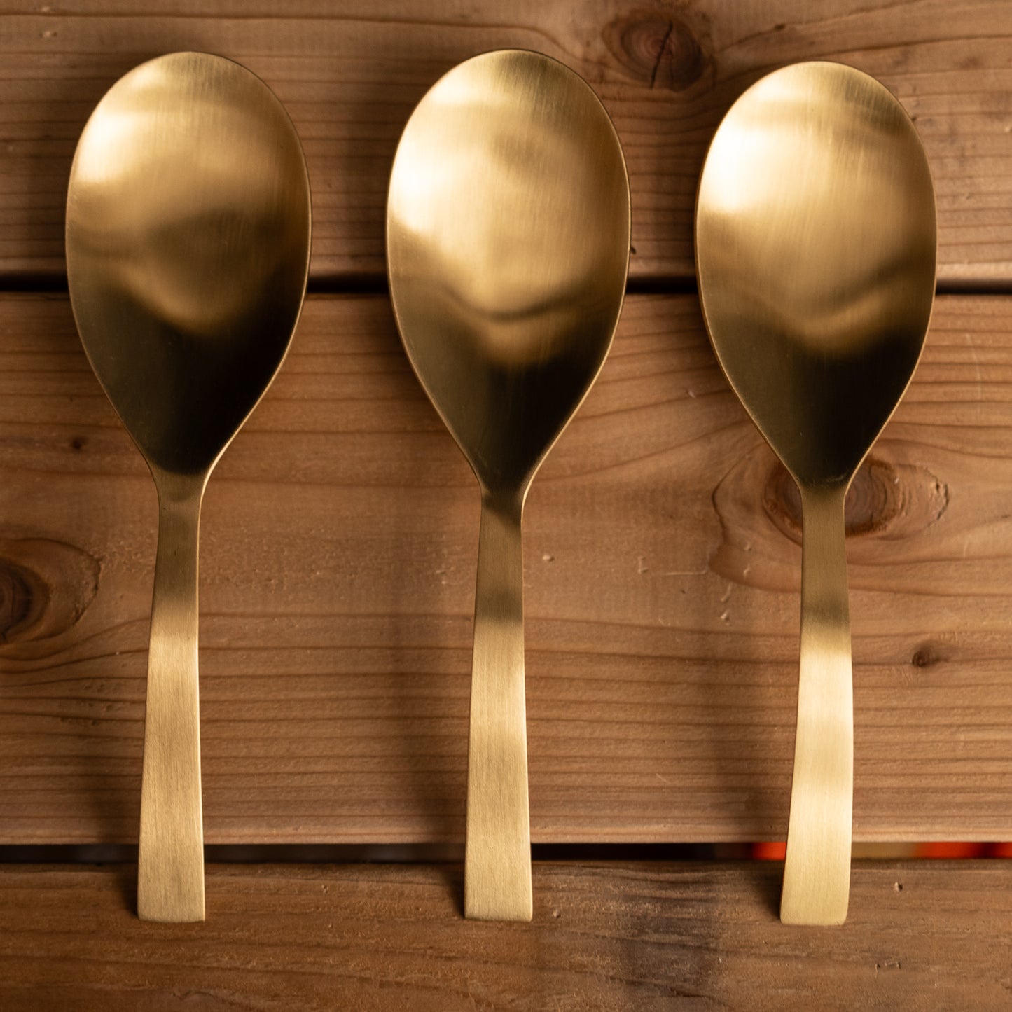 Fog Linen Brass Serving Spoon