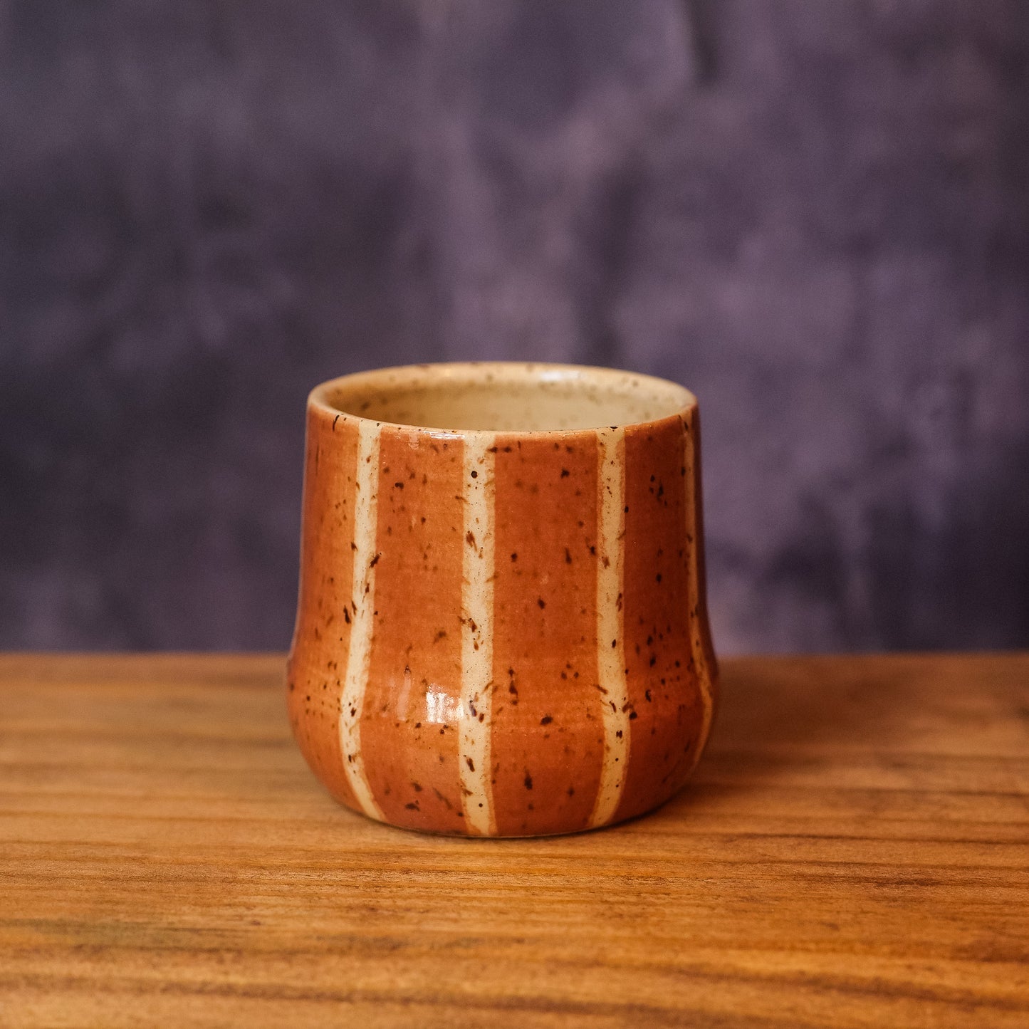 La Poteuse Cappucino Striped Mug