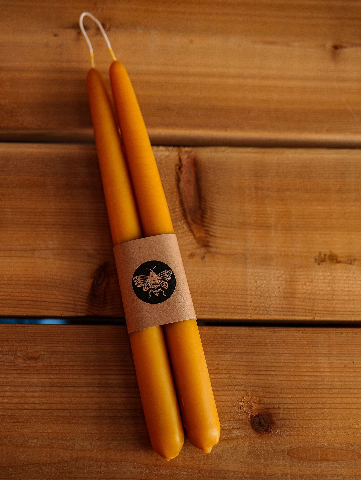 Paires de chandelles Waxing & Raining handmade goods