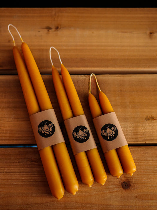 Paires de chandelles Waxing & Raining handmade goods