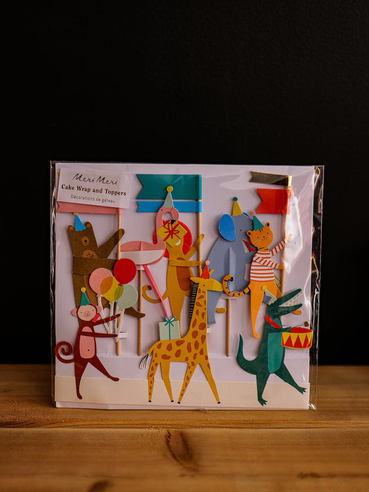 Décorations de gâteaux Parade des animaux Meri Meri