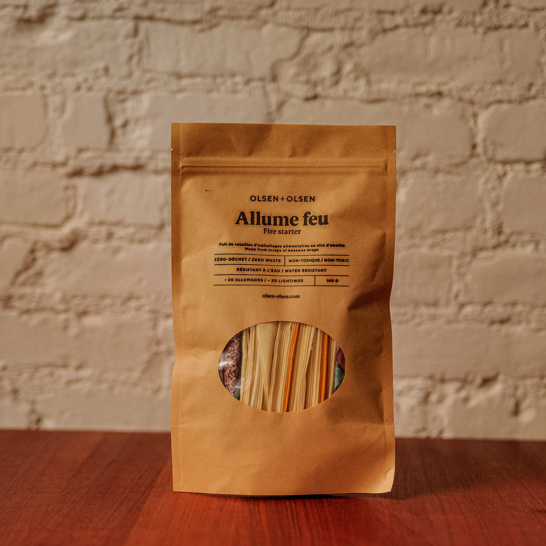 Olsen+olsen fire starter bag Boutique Olive et Gourmando