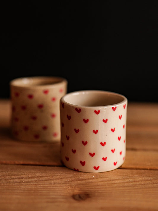 Gobelet coeur Blanc - Basoa