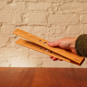 Pince à Salade En Bois - Ustensile De Service Pour Salades Et Pâtes, Design Ergonomique