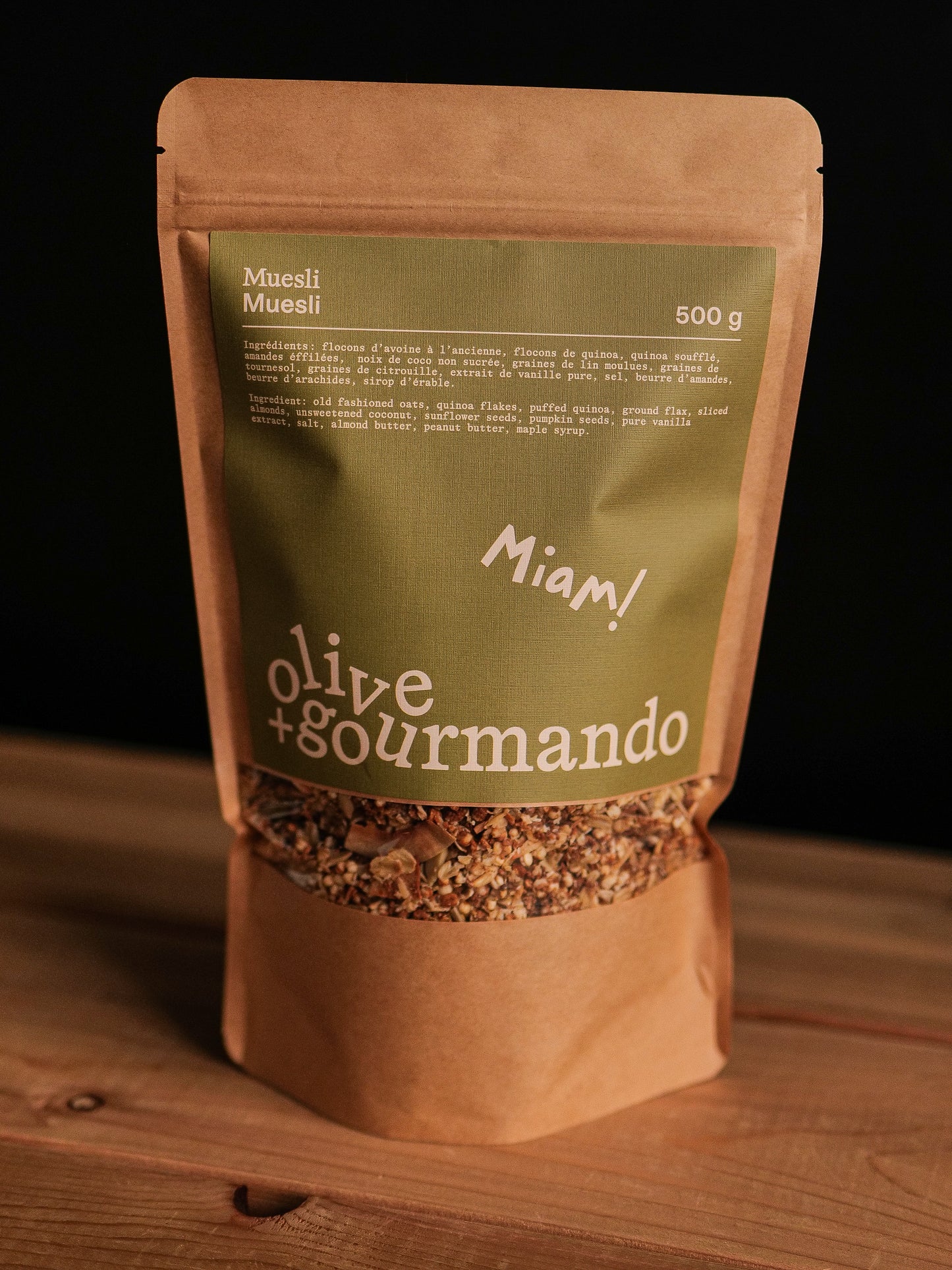 Olive et Gourmando homemade muesli 
