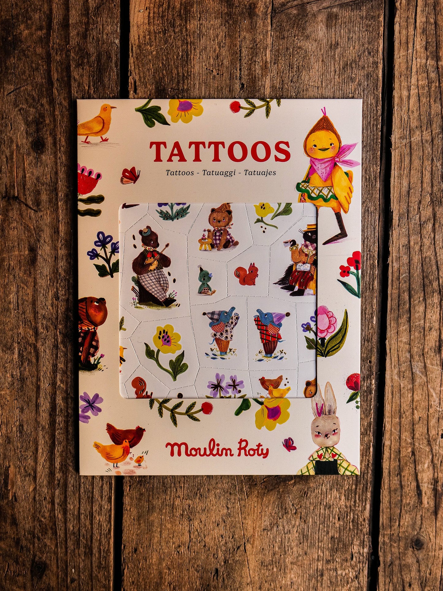 Tatouages temporaires Minoushka - Moulin Roty
