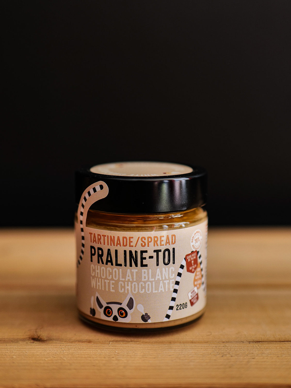 Tartinade chocolat blanc - Praline Toi