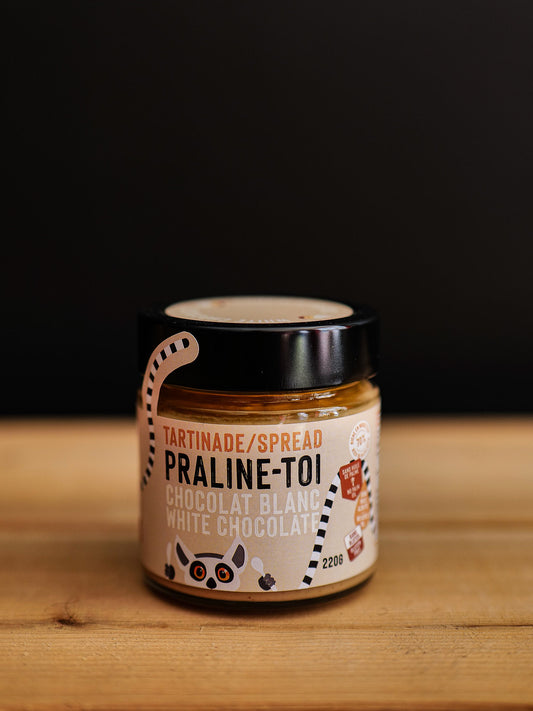 Tartinade chocolat blanc - Praline Toi