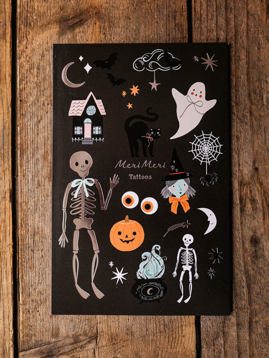 Tatouages Halloween Meri Meri