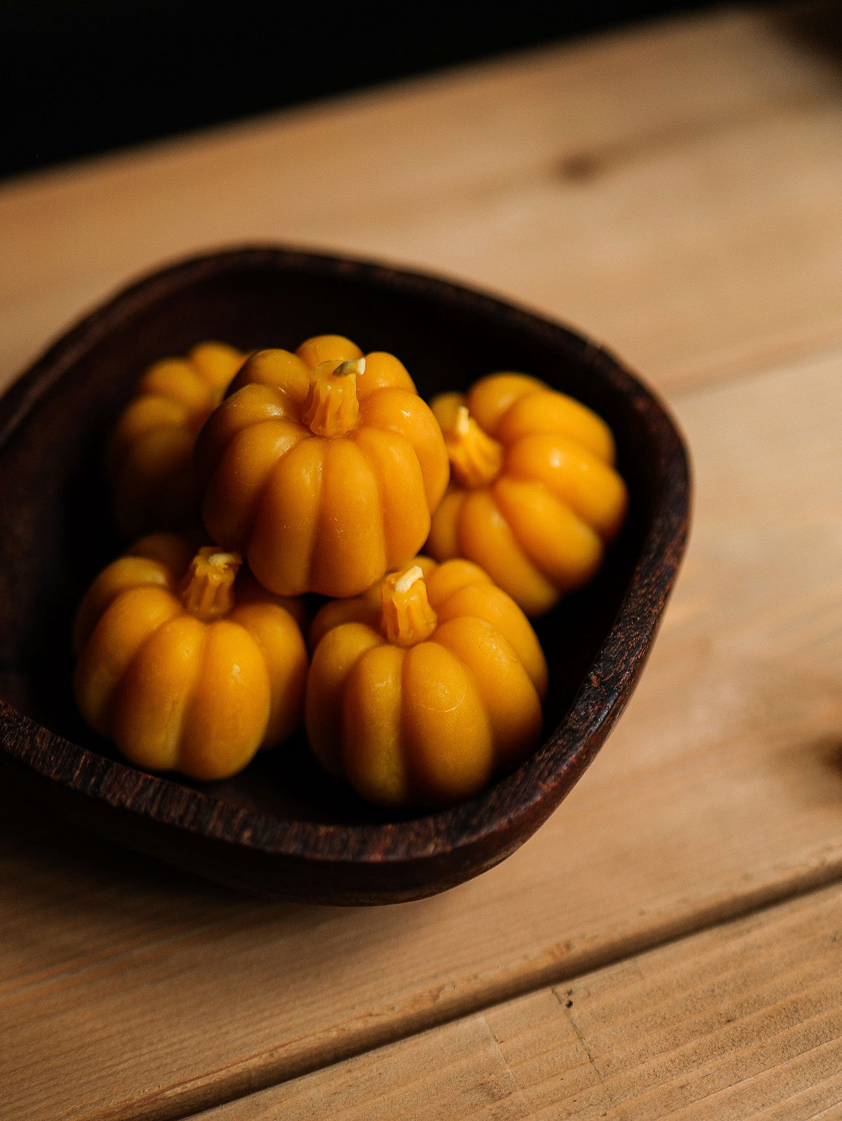 Bougies Citrouilles Waxing & raining