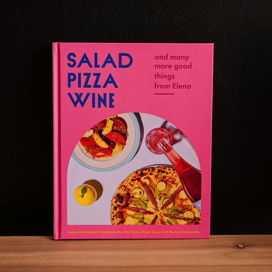 Book Elena - Salad Pizza Wine