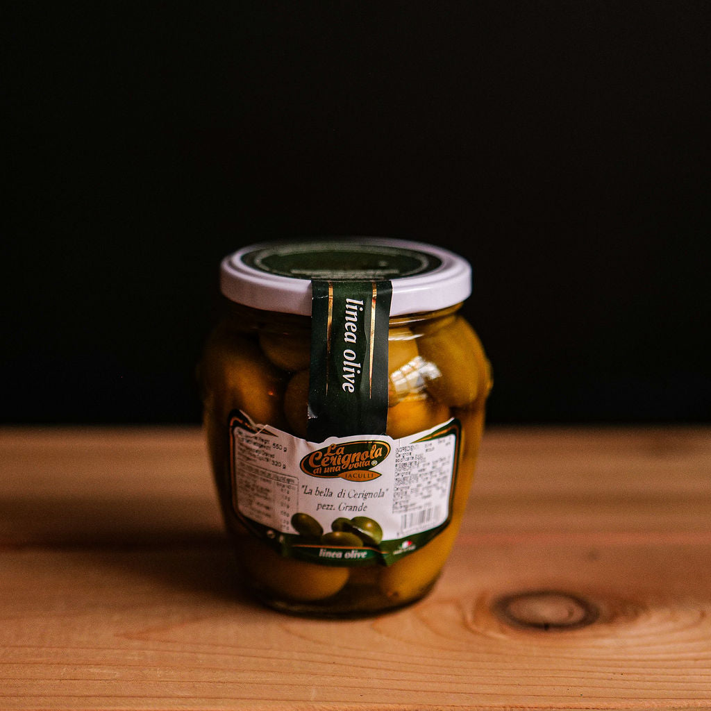 La Cerignola Olives vertes media
